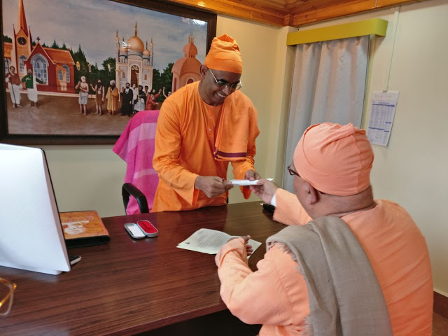 Revered Swami Sarvabhutananda ji Maharaj