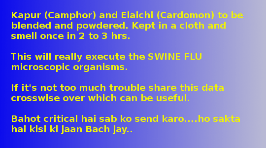 Kapur (Camphor) and Elaichi (Cardomon) to be mixed and powdered. Kapur (Camphor) and Elaichi (Cardomon) to be mixed and powdered.